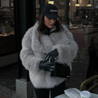 Adele - Cappotto in Pelliccia Foderato