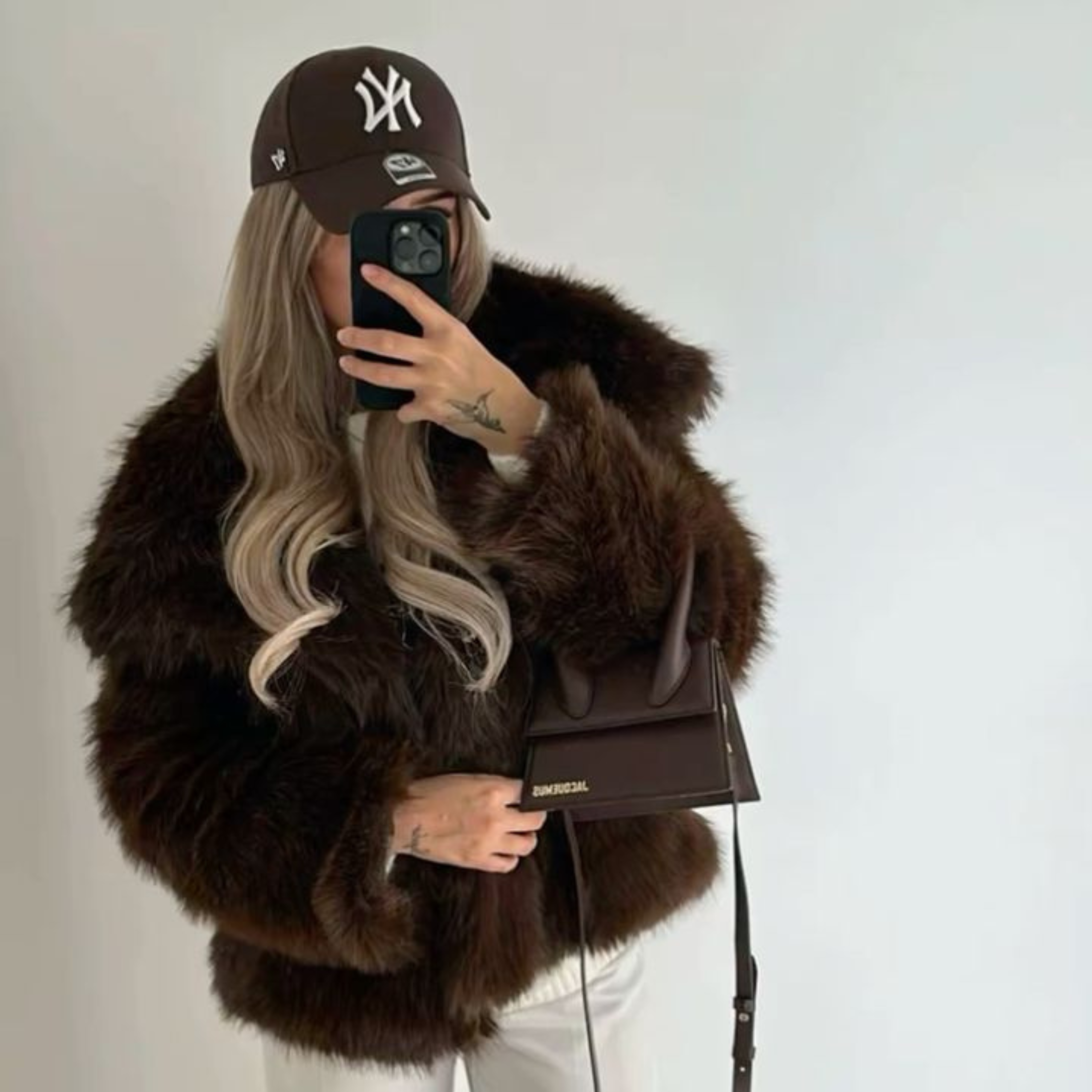 Adele - Cappotto in Pelliccia Foderato